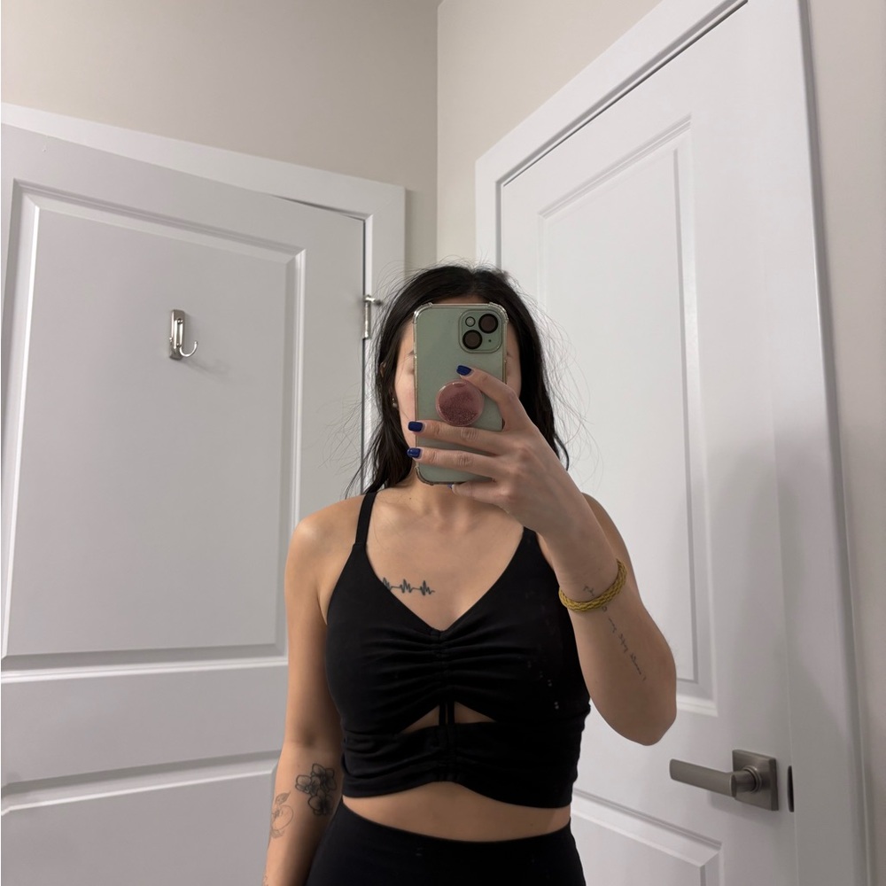 Athleta cinch longline sports bra
